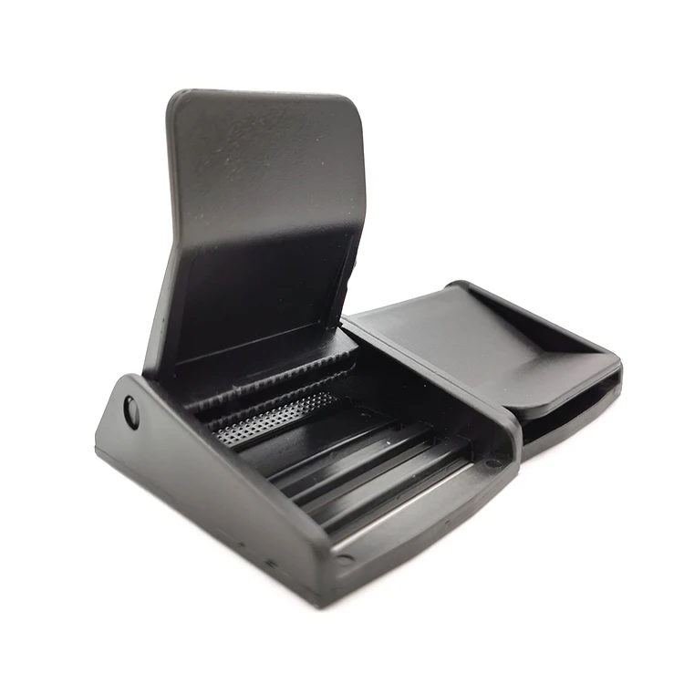 Customized logo Plastic 10-50mm webbing clip spring press adjustment buckle Environmental pressure buckle