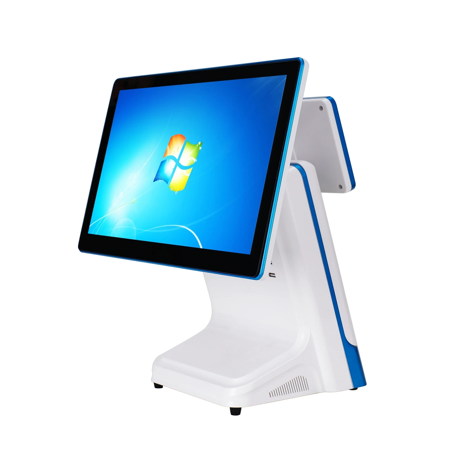 MJPOSC9 все в одном сенсорный экран pos-система двойной pos-машина черный или белый и т. д. опционально