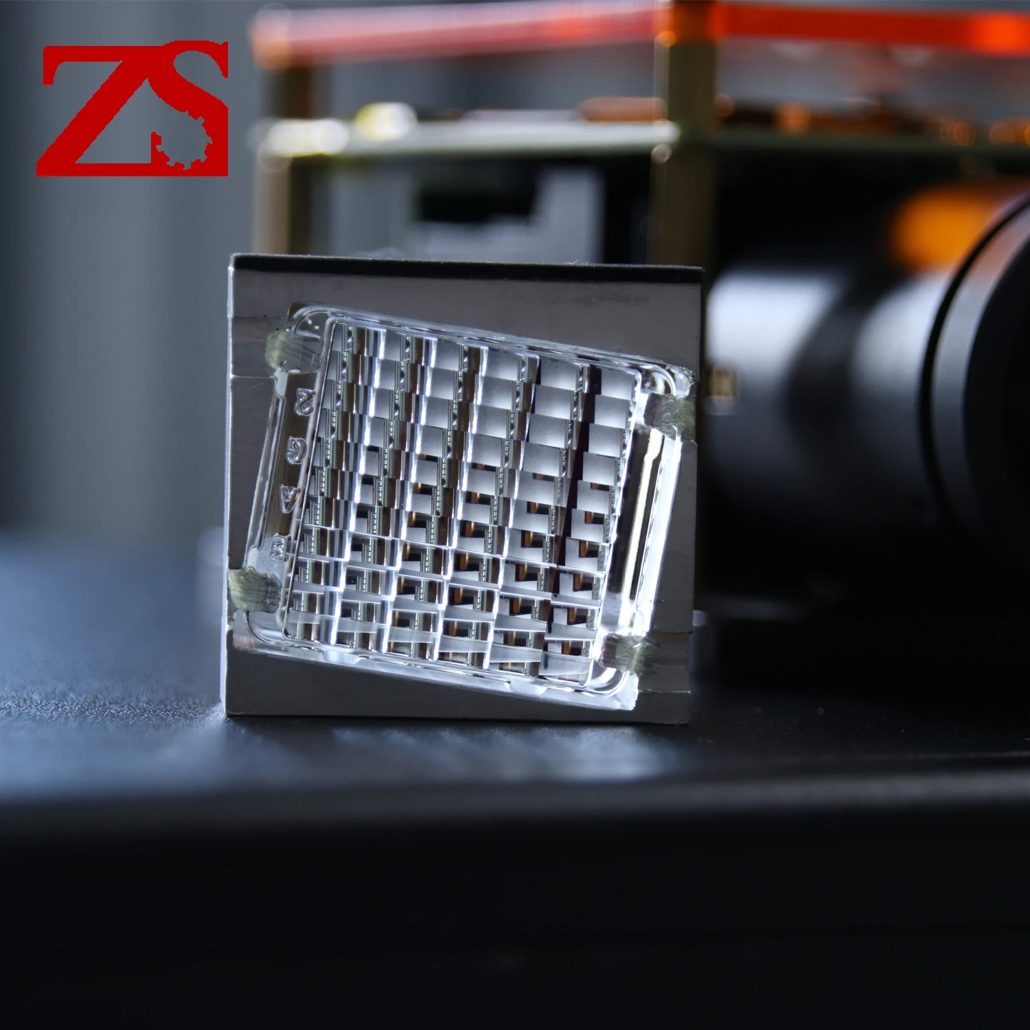 ZS FHD 385nm 405nm 4K DLP UV light engine projector for  dental 3D printer with control board and 7 inch screen