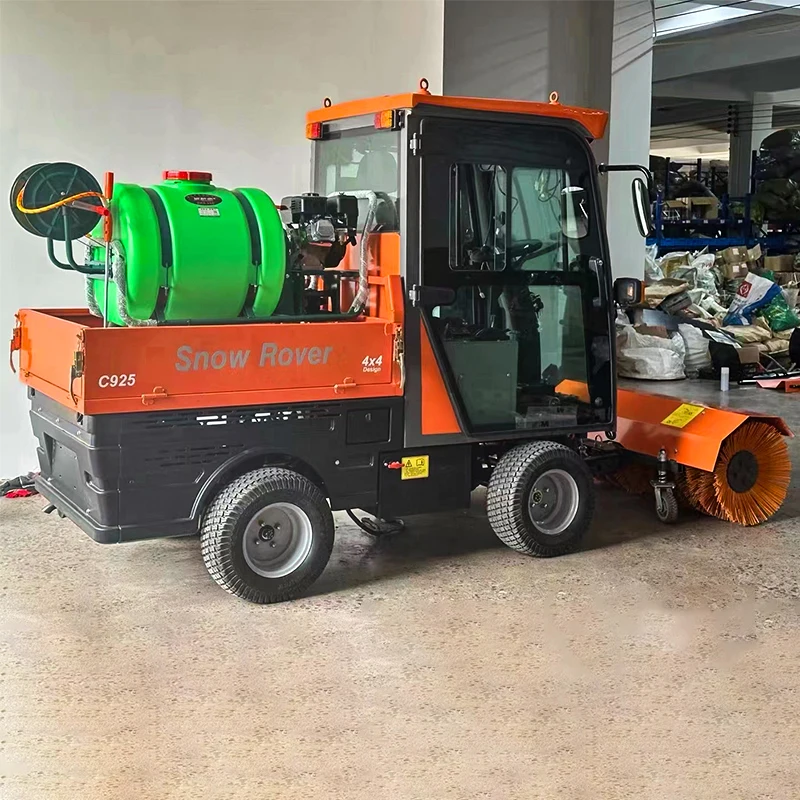 Cab Snow Sweeping Vehicle Snow Specific Snowplow Snow Sweeper Machine Wheel Snowblower