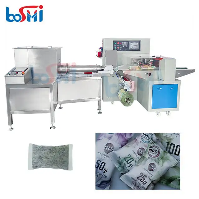 Full automatic full automatic flow shisha tobacco packaging machine  hookah snus packing machine