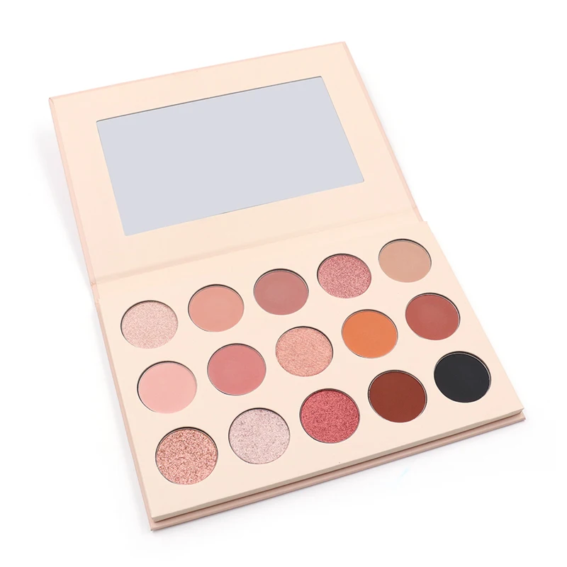 
2021 beautiful 15 color shimmer matte eyeshadow eye shadow palette makeup set for girls 