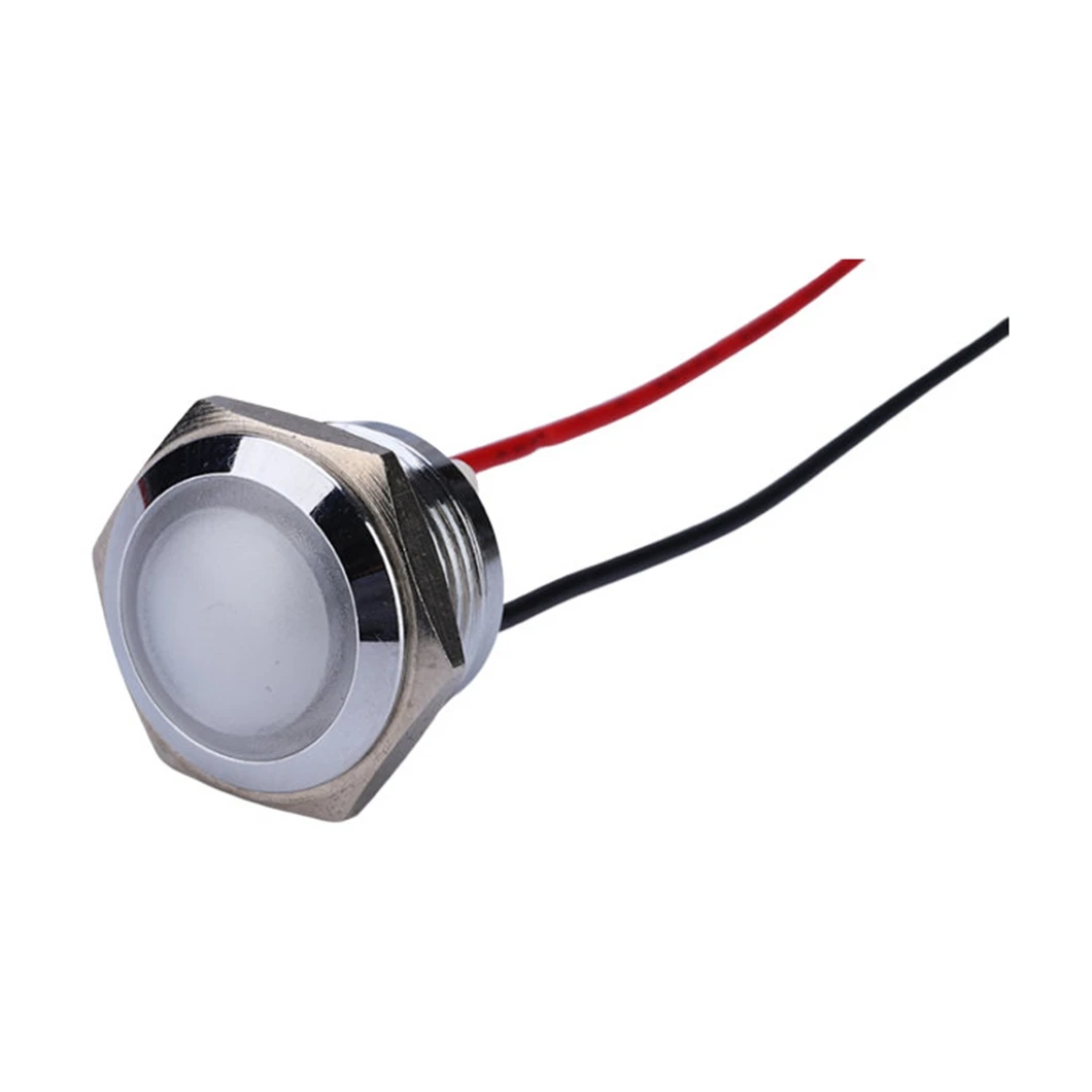 ABILKEEN Electrical Panel Indicator Lights Min Voltage 3V Red/White/Blue/Luminous Color Indicator Light