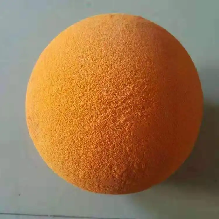 Concrete Pumps Cleaning Sponge Rubber Balls Sponge Balls for Pipe Cleaning