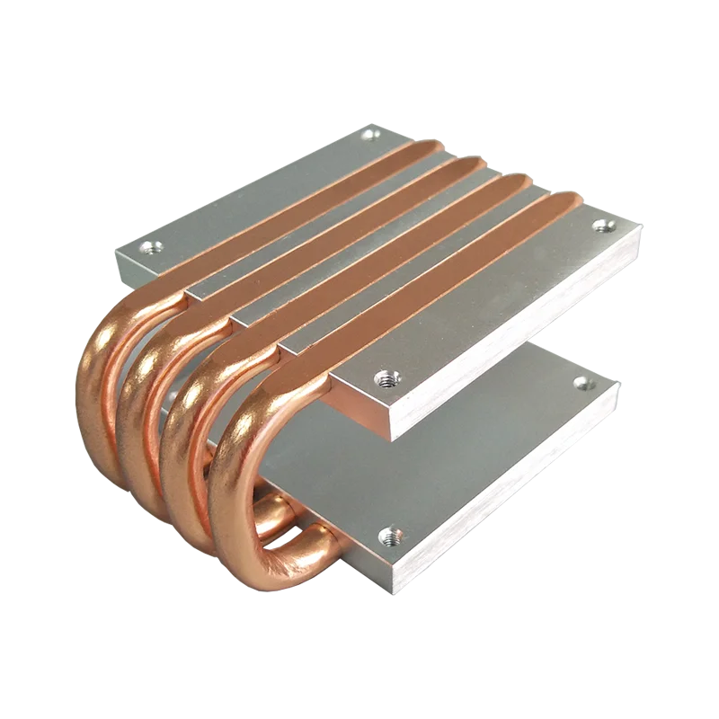 Китайский поставщик изготовление на заказ CNC обработка медный алюминиевый экструдированный теплоотвод с тепловой