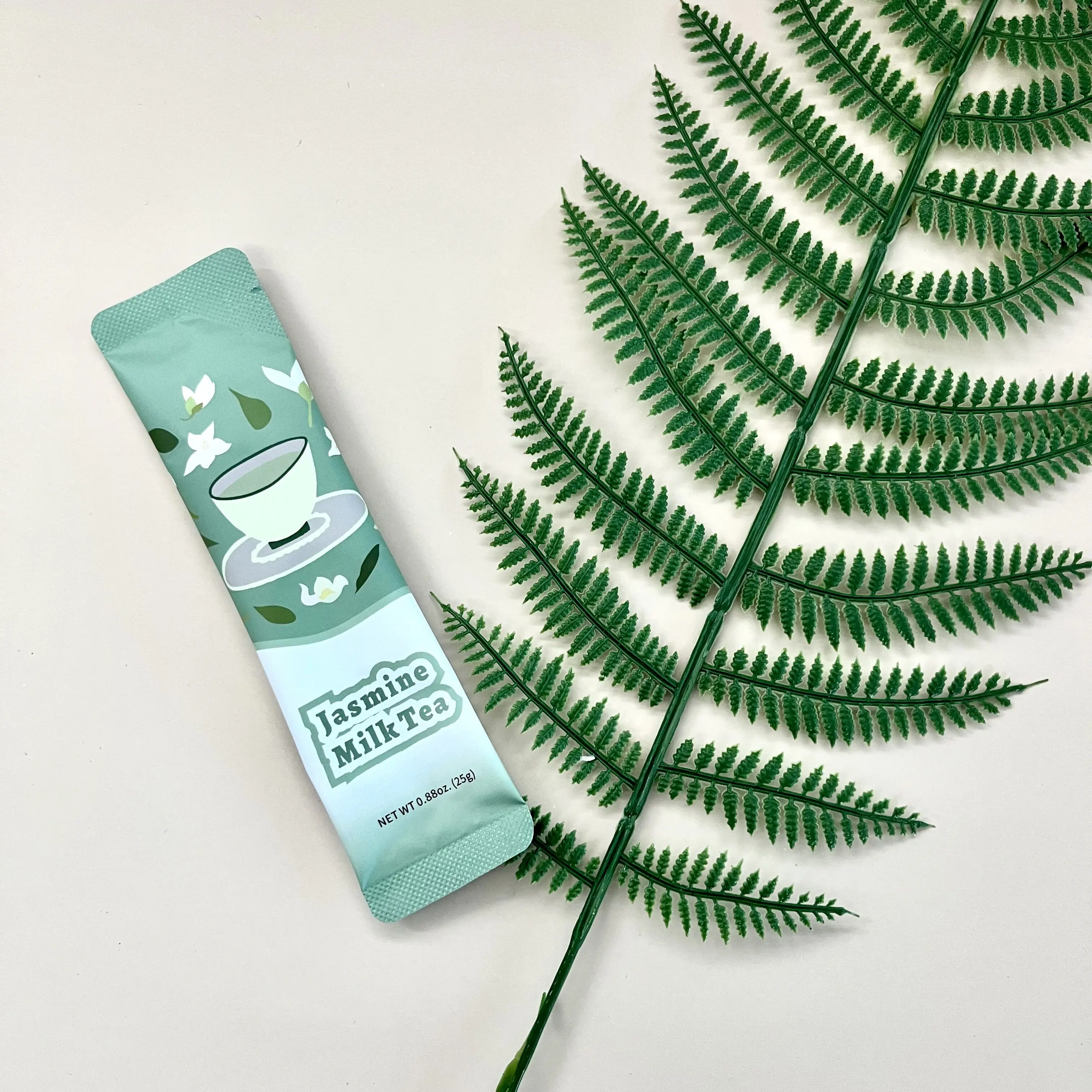 No. 1 Instant Boba Tea Kit Matcha Powder Milk Tea Powder with PLA Straw