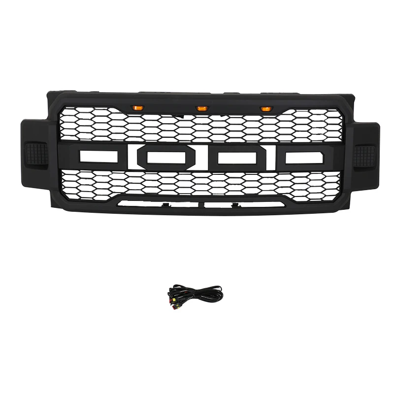 2017 2018 2019 Raptor Style Front Grille W/O OFFROAD LIGHTS FIT FOR FORD F250 350