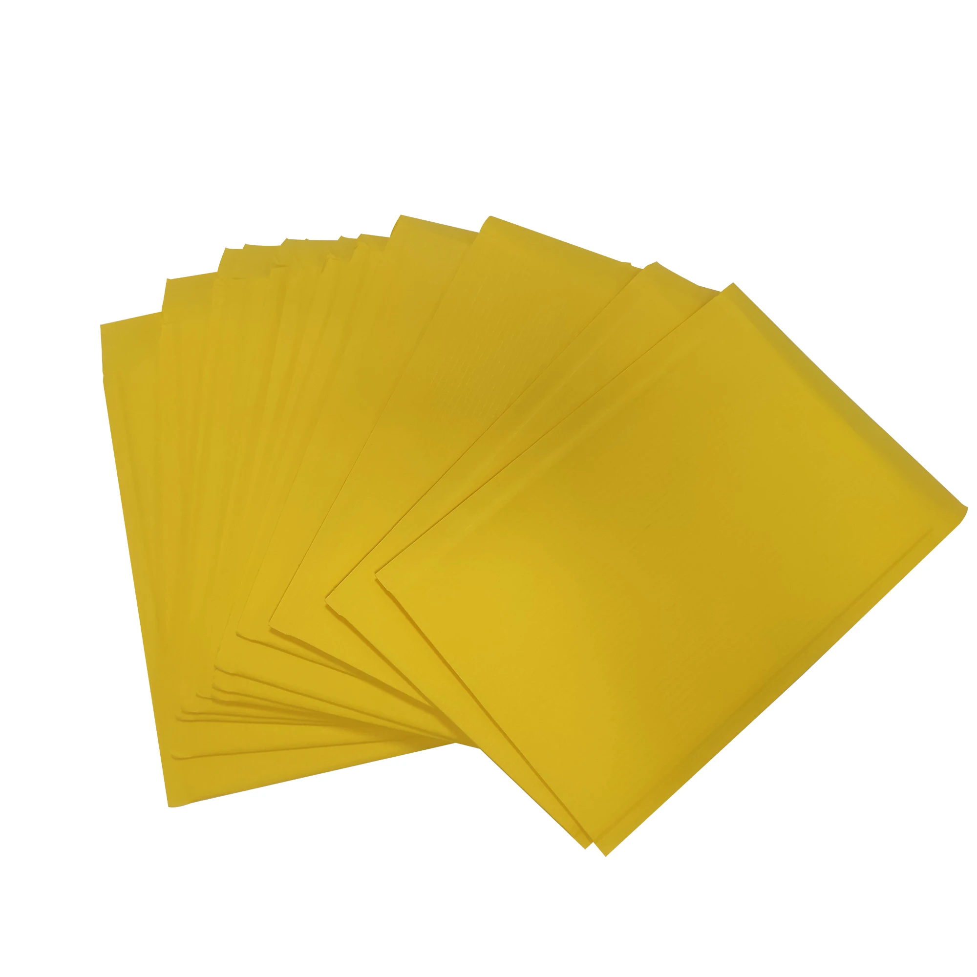 Eco Friendly Custom Biodegradable Kraft Paper Mailing Bag packaging Courier Bag Recyclable Envelopes Bag With Transparent Pocket