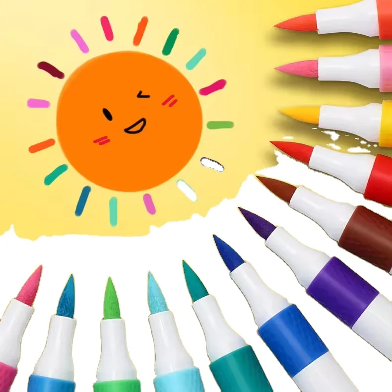 Маркеры для рисования с мягким наконечником акриловые маркеры флуоресцентный маркер