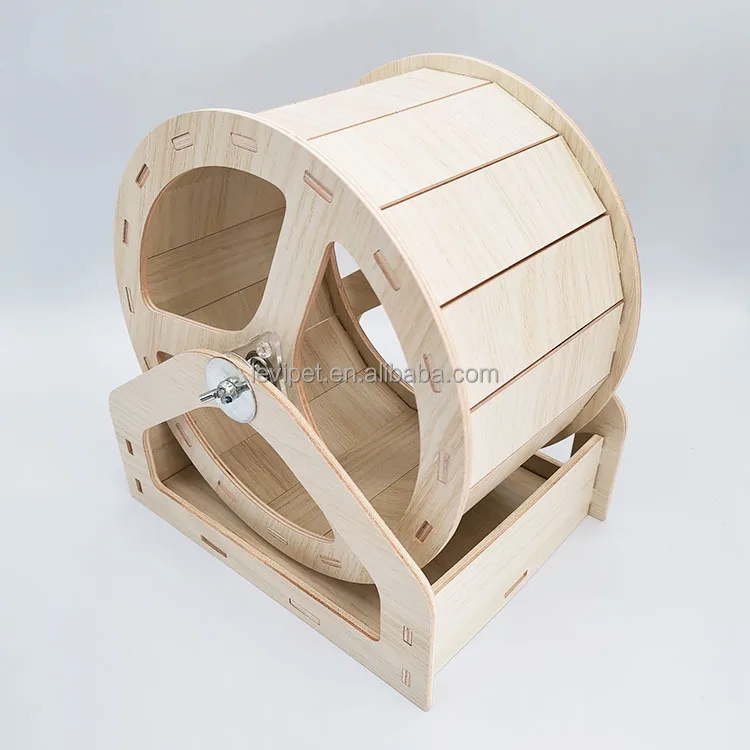 Wooden Hamster House Hanging Wooden Swing Chew Toy Small Animal Hideout Arched Platform Nesting Habitat forGerbils Guinea Pigs