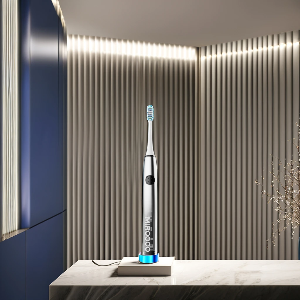 2025 New Design Electric Toothbrush 60 Degree Sweeping Vibration Fast Charging Long Battery Life Rotating Feature Deep Cleaning