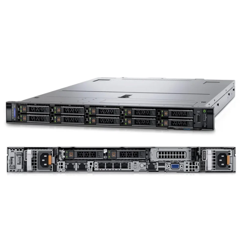 De ll PowerEdge R6615 AMD EPYC 9454 CPU 64GB RAM 6*2.4TB Rack Server