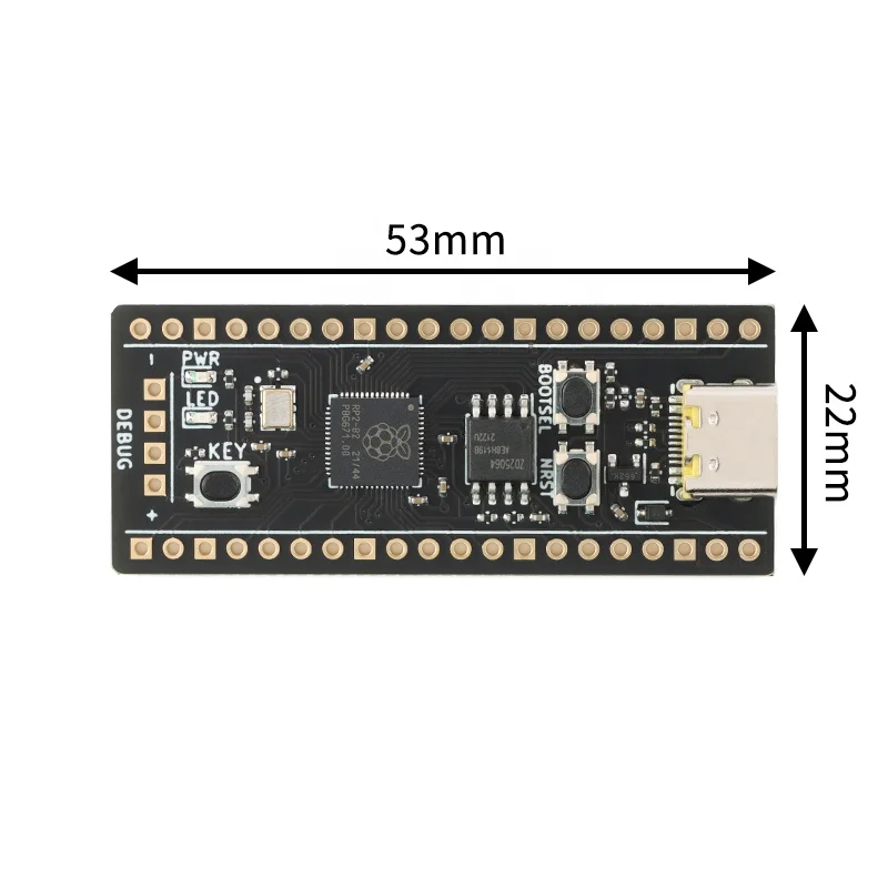 Процессор RP2040 2 Мб/4 Мб/8 Мб/16 Мб поддержка процессора Micorpython C/C ++ 133