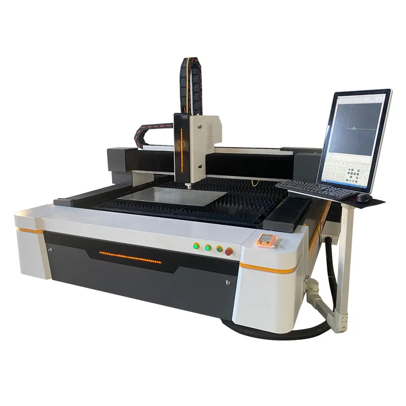 P4020C Machinery CNC Laser Cutter Machine Wholesale Sheet Metal Fiber Laser 4000x2000mm Cutting Area 0.02mm White 1.5G