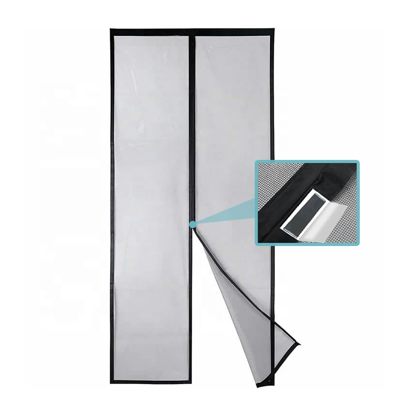 Magnetic Mosquito Net Curtain Fiberglass Mesh Soft Door Polyester Screen Insect Door Curtain