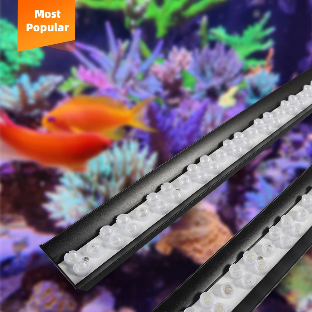 SEASTAR 2023 Newest Adjustable Spectrum Clip Marine Fish Tank Full Spectrum Led Aquarium Light Bar For Coral Reef
