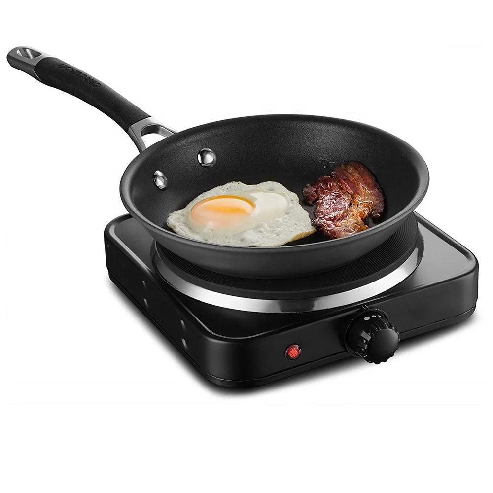 Одиночная электрическая плита 1500 Вт/1000 Вт, чугунная плита, Варочные панели