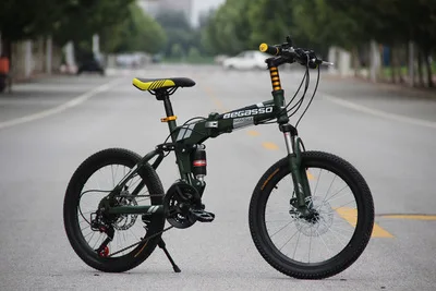 20 Inch Folding Bike 21/24/27 Speed  High-carbon Steel Mountain Bike for Men And Women Students Bicycles