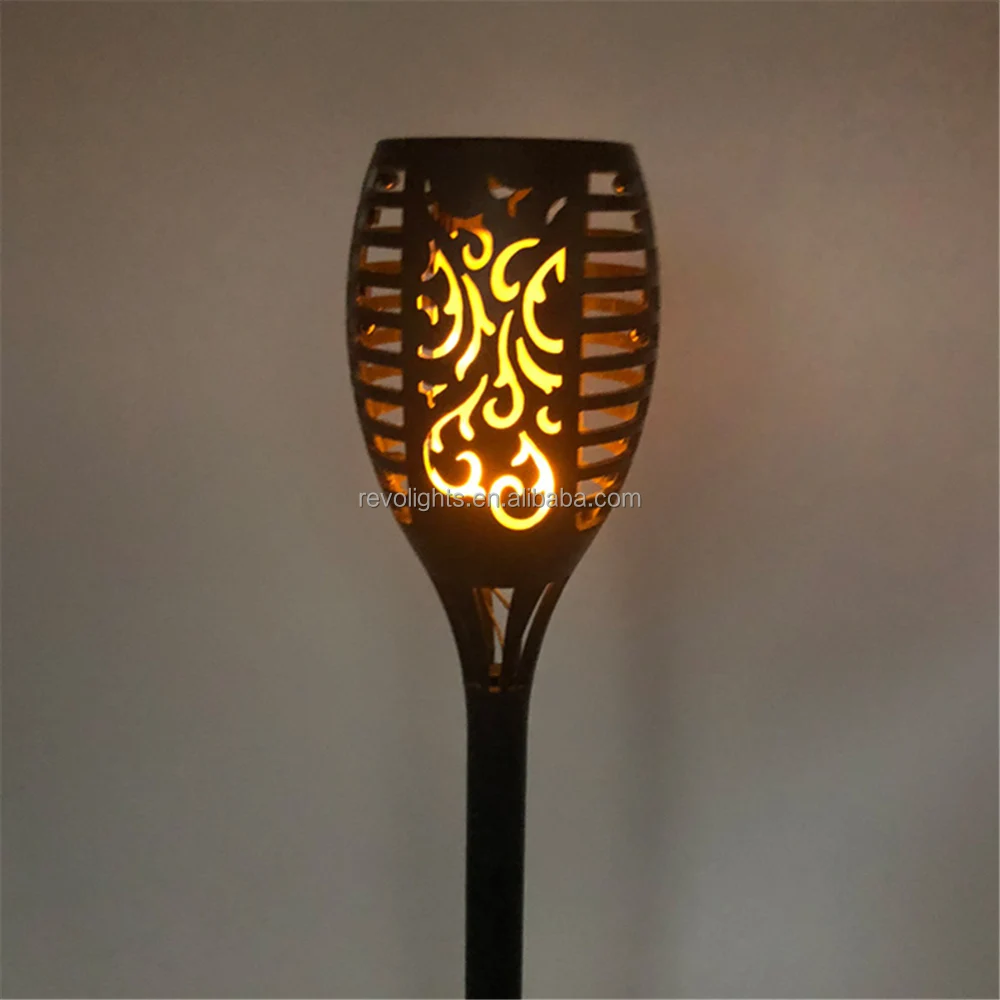 New 12.33.51.96 led Cheap High Quality Waterproof Solar Flickering Flame Garden Torch light