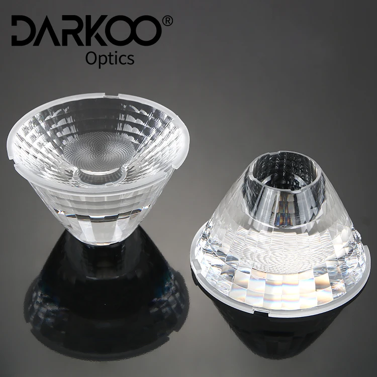 Cob Led Lens Plastic 3535 35mm Single Lens Commercial Transmittance Optical Round Lenses For Diameter 28mm Led Lens