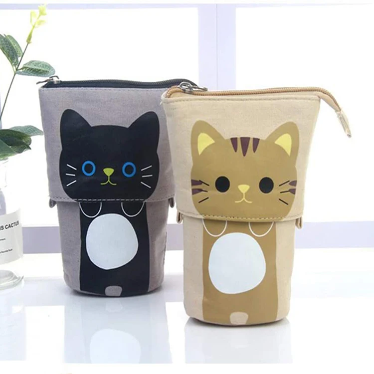 Top manufacturer big capacity roll up pen case novelty stationary Custom Print Pencil Pouch