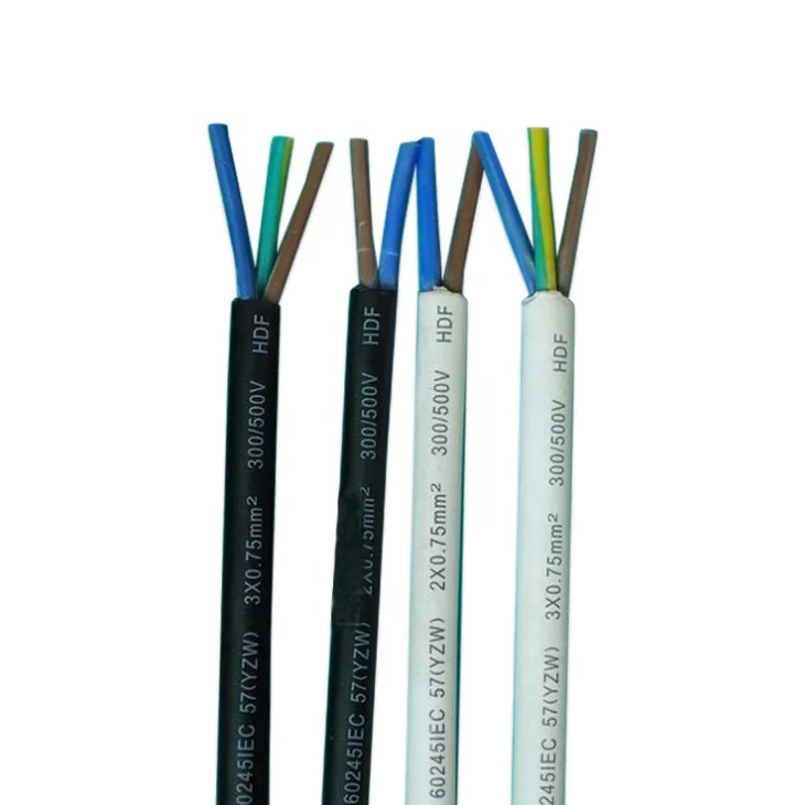 H03RN-F H05RN-F H07RN-F 3X1.5 3X2.5 3X3.5mm2 Flexible Rubber Submersible Pump Cable