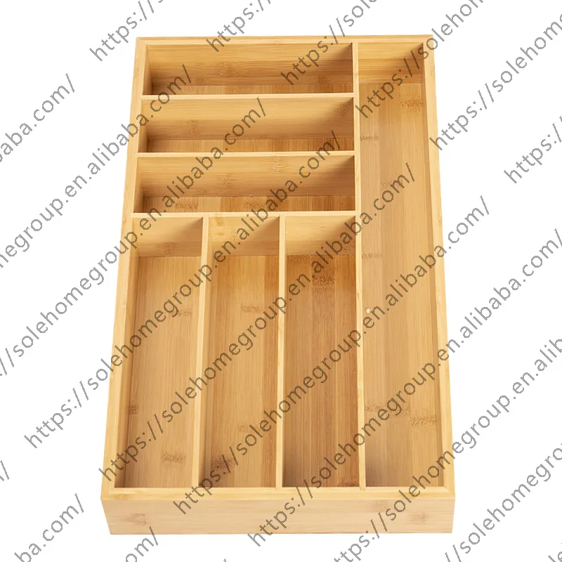 luxury utensil organizer for drawer utensil silverware holder and bamboo cutlery tray