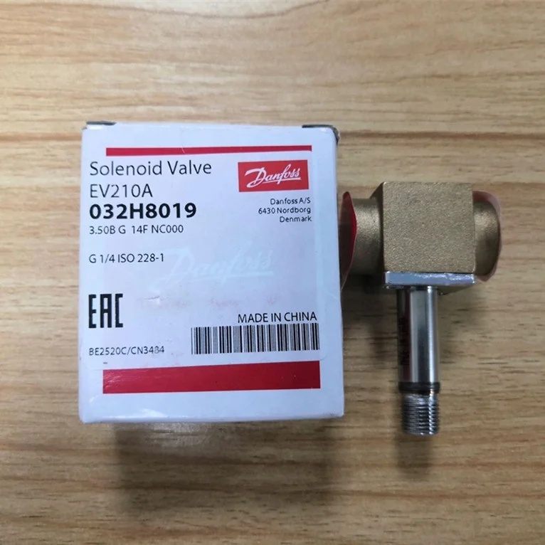 Danfoss brass EV210A 032H8019  solenoid valve