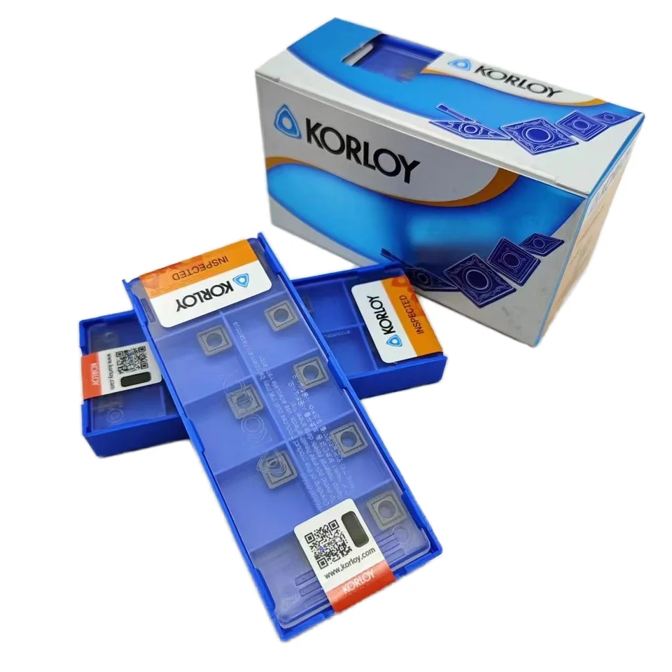 Korloys Original Indexable Cemented Carbide U-Drill Cutter SPMT Blade Spmt060205 U-Drill Cutter Blade Hard Alloy U-Drill Cutter