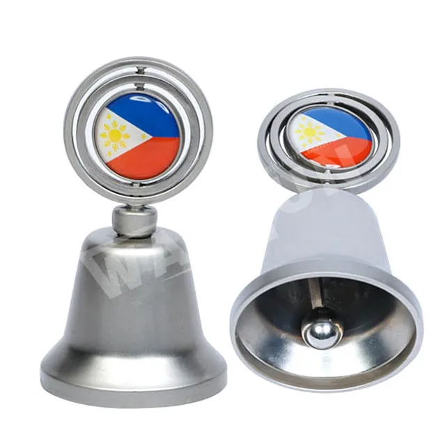 Wholesale Custom Size Festival Stock Metal Large Jingle Bell Christmas Ornament