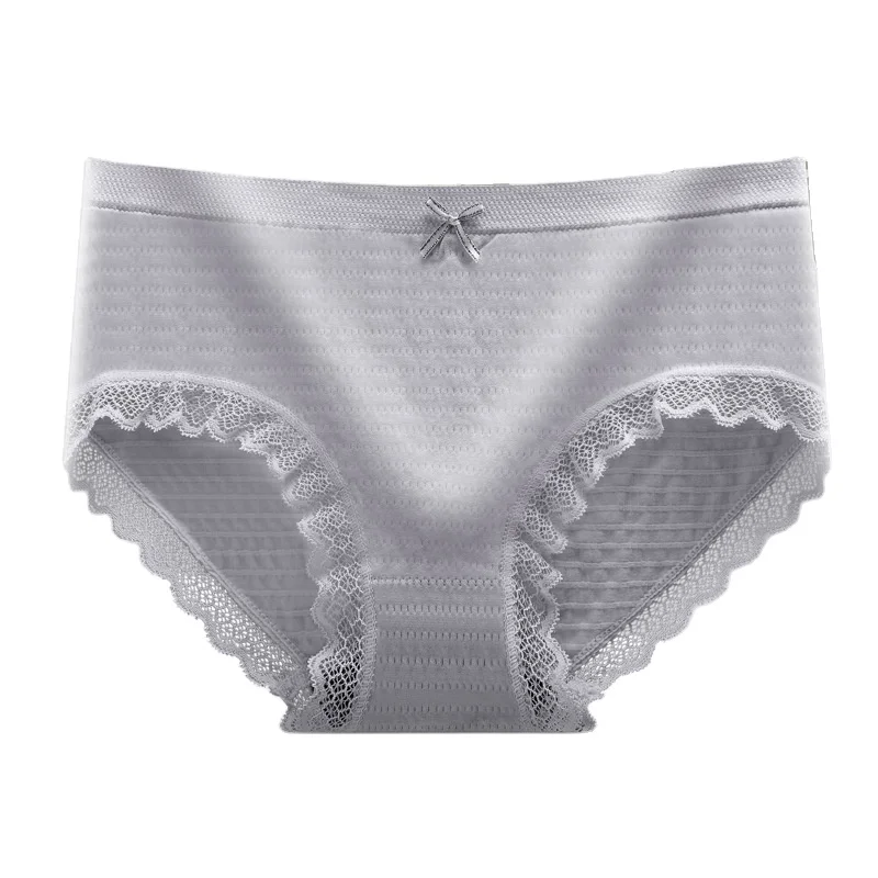 Autumn and winter new seamless Modal mid-waist simple ladies underwear wholesale antibacterial briefs