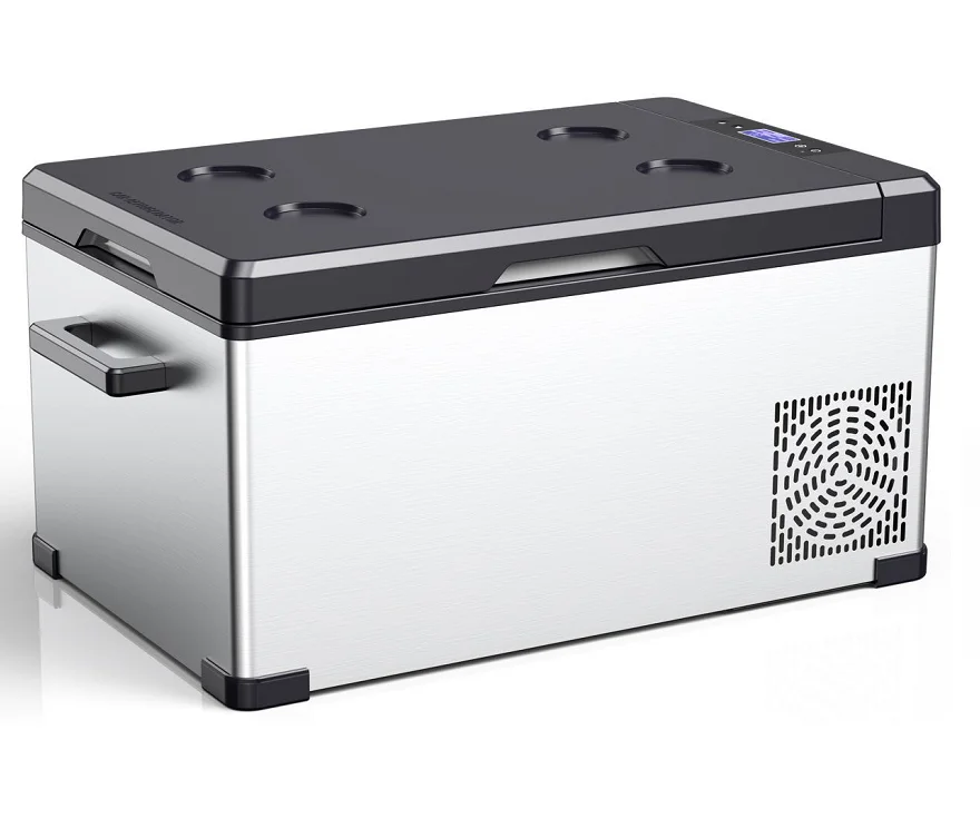 12 V Compressor RV Refrigerator 24V Compressor Refrigerator  camping fridge caravan cold rolled-sheet top open car freezer