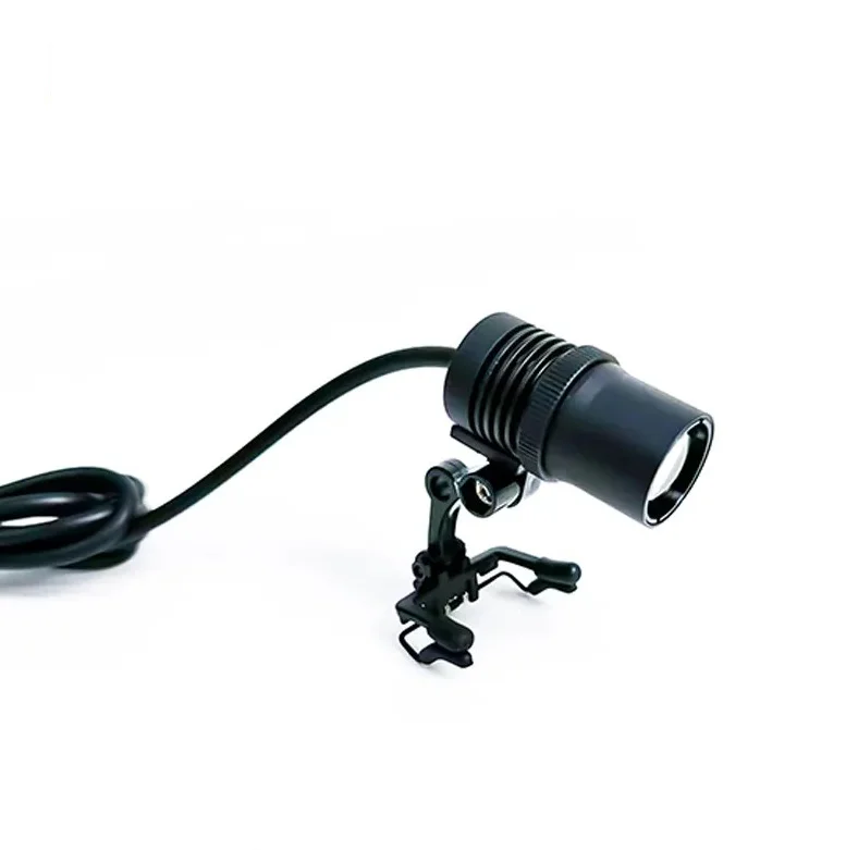 MICARE ME JD2100 15W LED Clip-on Medical Headlamp ENT Light and Small Headlight Oral Surgical Headlight for Loupes