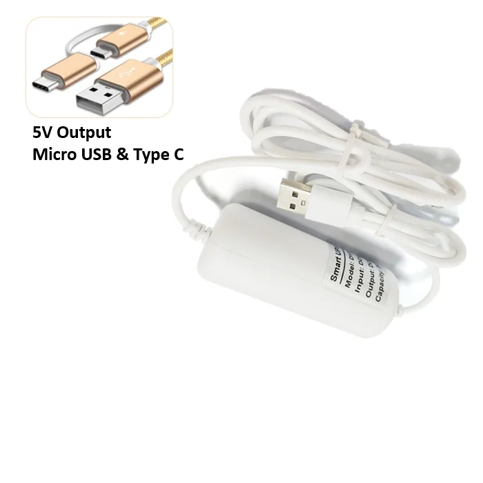 Портативный Wi-Fi-роутер для помещений, мини-источник питания постоянного тока, источник питания для наблюдения за питанием, с адаптером для литиевой батареи, 5 В