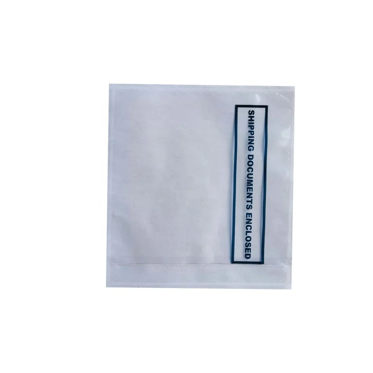 
Self adhesive open side loading packing slip envelopes 