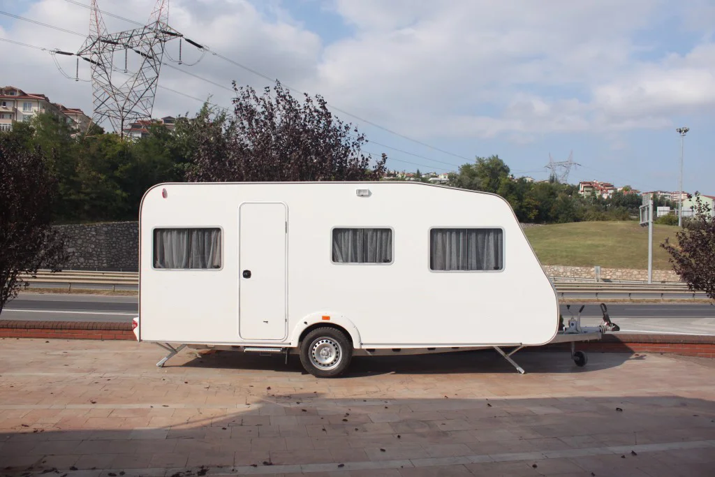 Ecocampor Hot Sale Camper Trailer Camping Trailer RV Caravan with Kitchen and Tent for sale