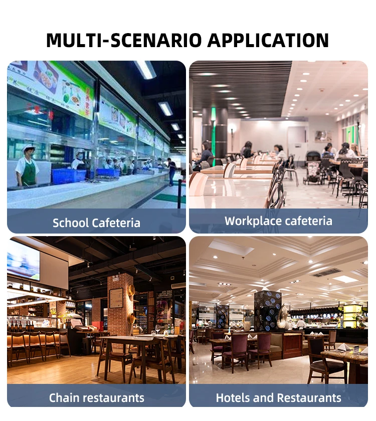 Automatic Commercial Dish Washer High Capacity Dishwasher Restaurant Dishwashing Machine