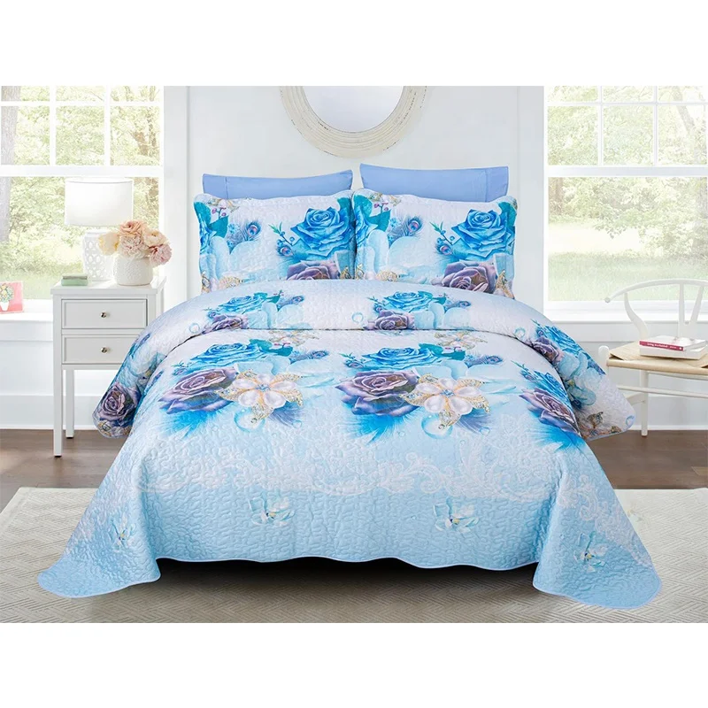 Wholesale Cheap Custom Comforter Reversible Printed 6 Piece Luxury Bedding California King Size Comforter Sets