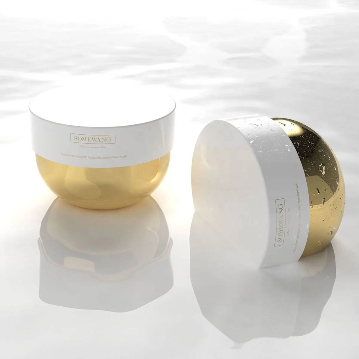 PP Jar Wholesale Luxury Empty 100ml 200ml 250ml 8oz Plastic Cosmetic Cream Jar With Screw Cap