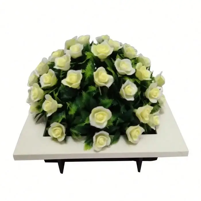 
Белый бонсай современный модный стиль квадратный искусственный цветок бонсай 