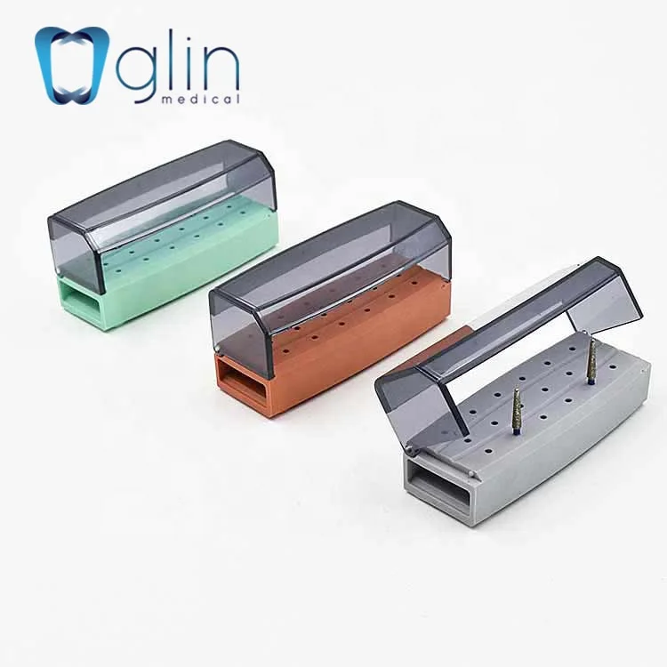 18 Holes Bur Holder sterilization box use for diamond burs