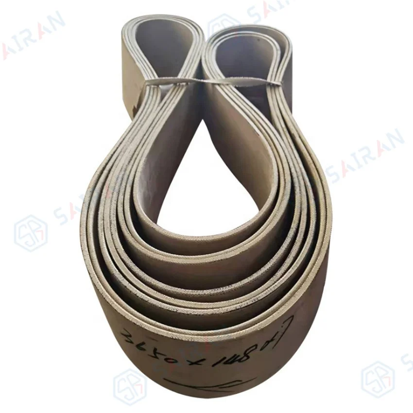 Gold supplier wholesale price canvas belt flat belt on paper core winding machine