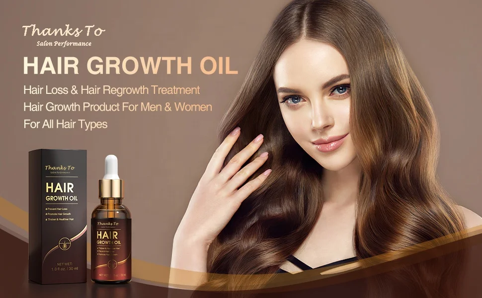 Оптовая продажа Новое поступление масло для роста волос с биотином и касторовой Органическая Сыворотка женщин