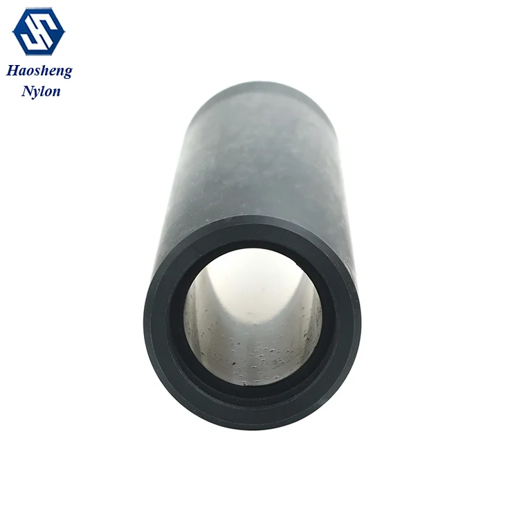 Large diameter hollow nylon pipe manufacturers make nylon tube sleeve pa66 oily plastic MC nylon pipe