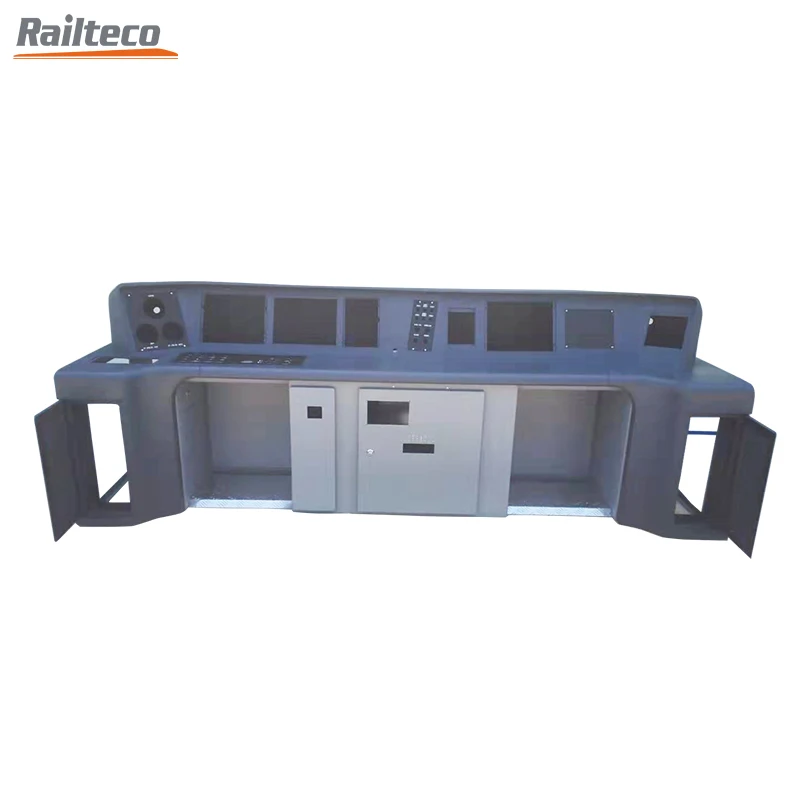 Train Locomotive Metro Driver Cab Control Booth