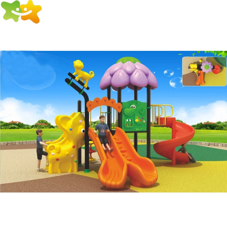Factory Price School Children Play Equipment Kids Outdoor Playground Plastic Slide