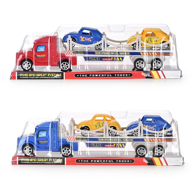 sport toys for kids military toys play set Double-layer inertial tractor kids educational toys