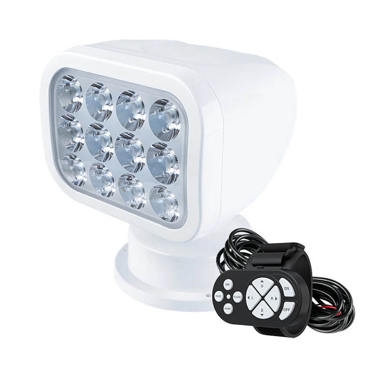 SEAFLO Wired remote Spot light 300-400 Meters beam distance marine light Remote Control LED Searchlight