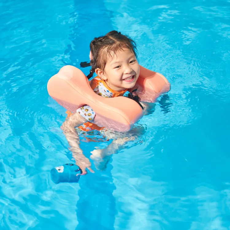 New Material pool baby kid boat float water toys toddler swim vest Beige