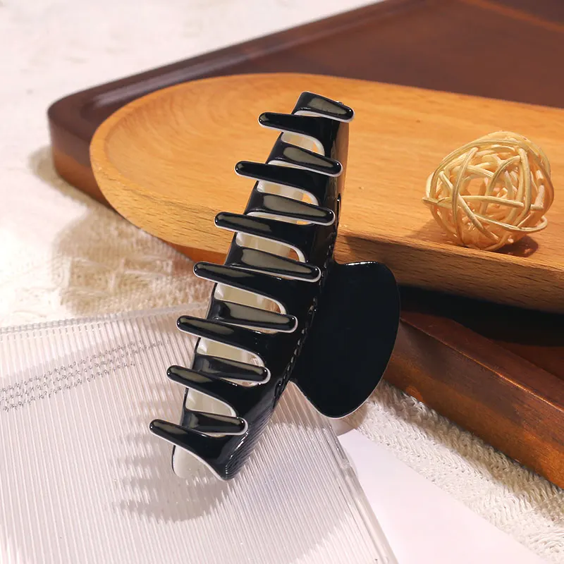 XinMei best sale claw clips with name double layer color acetate hair claw clips customize logo hair clamp claw clips wholesales